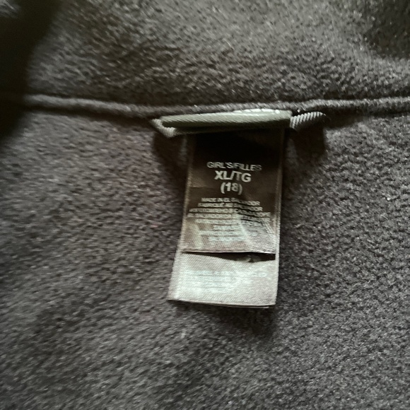 North Face girls Polartec fleece zip jacket - Picture 3 of 4